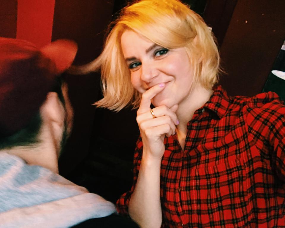 Al Dawes F*cking Loves You woman with hand on face