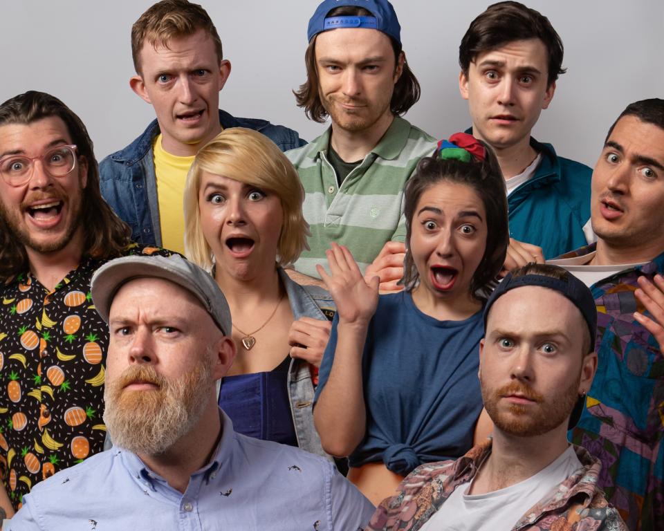 group of comedians from Dreamgun Film Reads