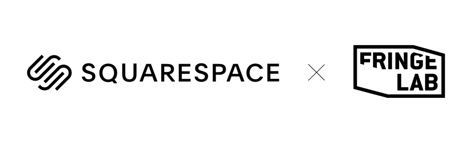 Squarespace Fringe Lab logo lockup 