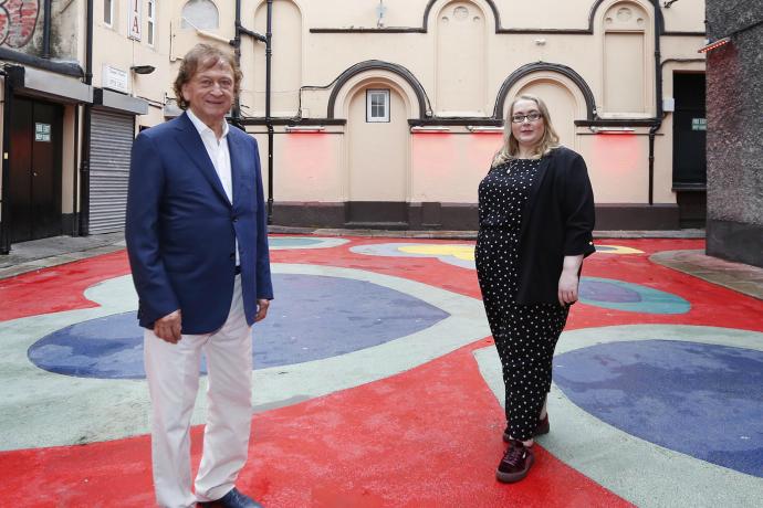 Sean Mulryan and Ruth McGowan