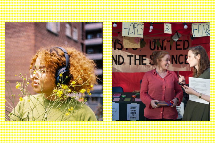 1000 Miniature Meadows Project Image (L), Maeve Stone Climates Image (R)