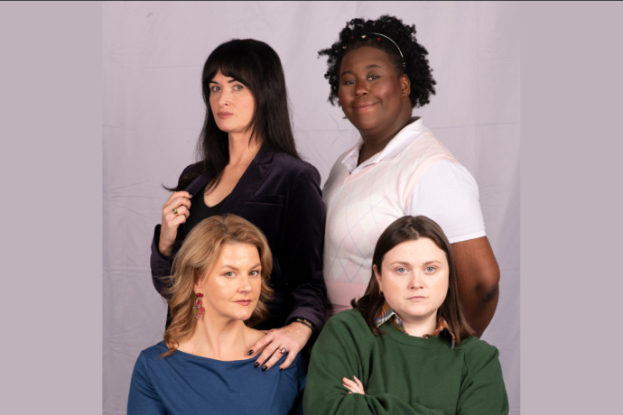Cast members of the play Once in a Lifetime