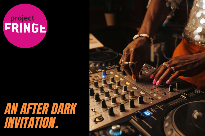 Hands on a DJ Deck