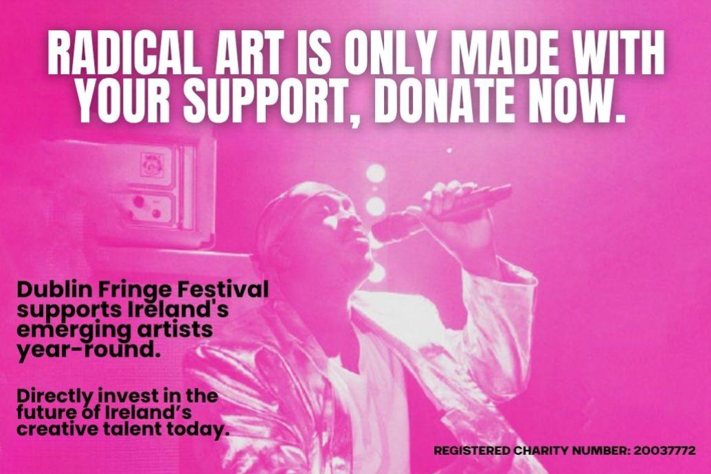 Your support is vital for radical art; please donate now to help foster innovative artistic endeavors.