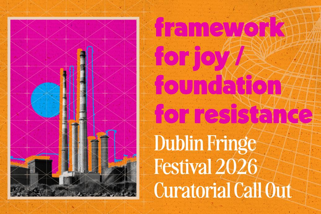 Poster with the words "Framework for Joy, Foundation for Resistance" artistically arranged in bright colors.