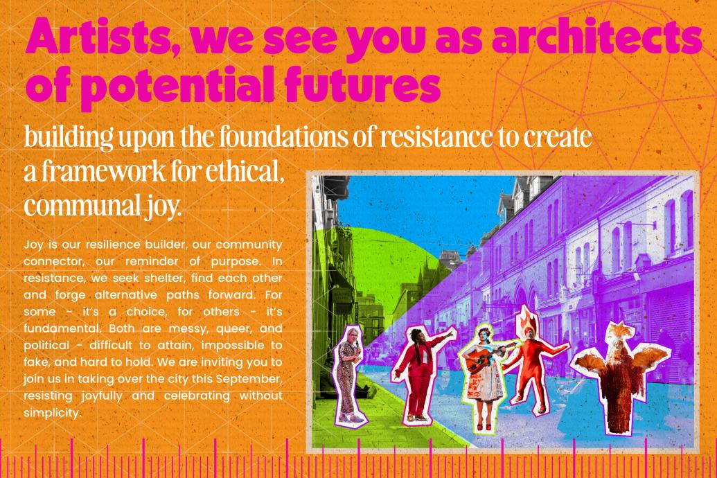 poster showcasing cultural themes with bold graphics and text highlighting the event's details.