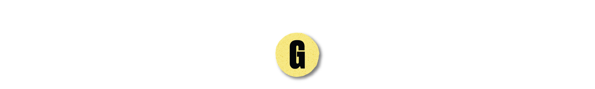 letter G symbolising Gaeilge