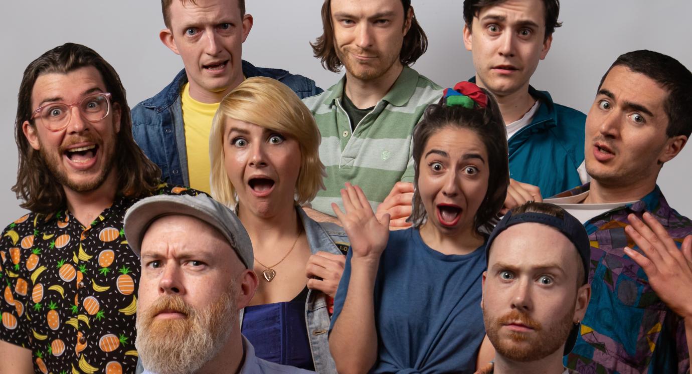 group of comedians from Dreamgun Film Reads